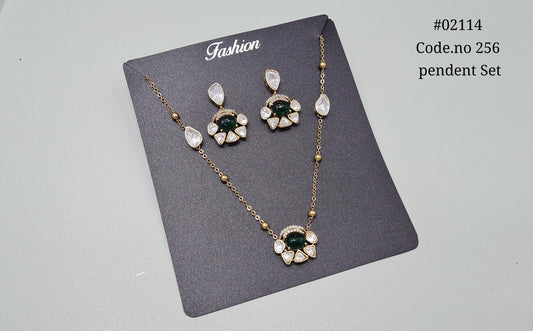 Chain pendant set 02114 - KRISHNA'S SWETA JEWELLERY