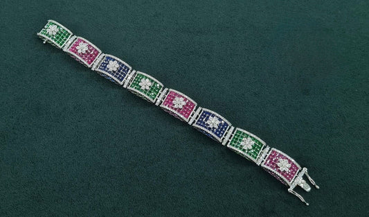 Cz Bracelet 05168 - KRISHNA'S SWETA JEWELLERY