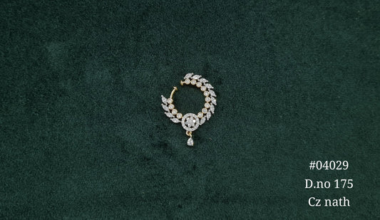 Cz Nath 04029 - KRISHNA'S SWETA JEWELLERY