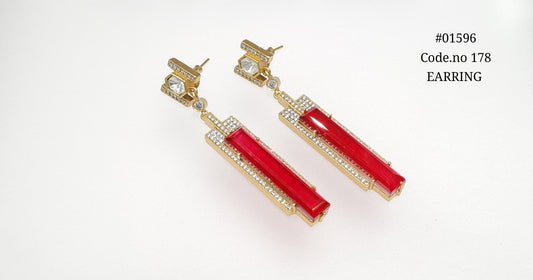 Doublet Earring 01596 - KRISHNA'S SWETA JEWELLERY