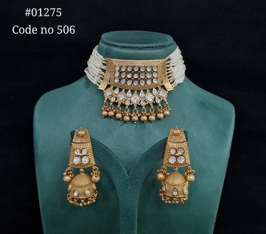 Heritage Choker 01275 - KRISHNA'S SWETA JEWELLERY