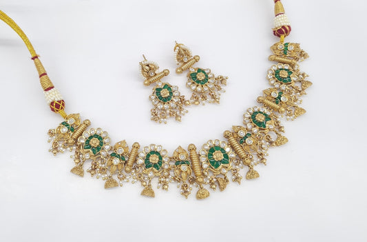 Heritage Necklace 05917 - KRISHNA'S SWETA JEWELLERY