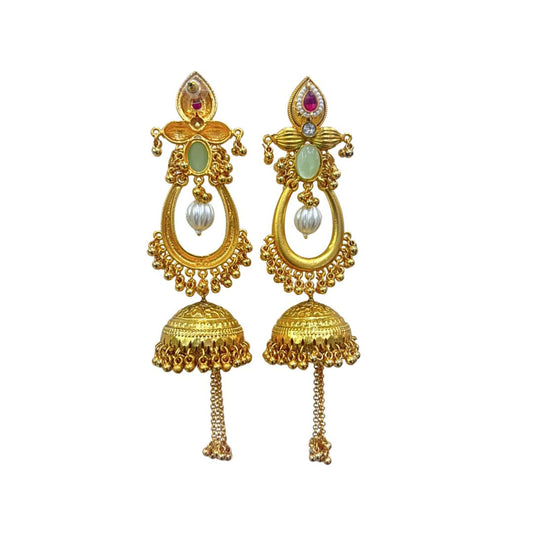 Kashmiri Earrings 06278 - KRISHNA'S SWETA JEWELLERY