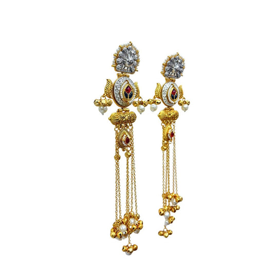 Kashmiri Earrings 06469 - KRISHNA'S SWETA JEWELLERY