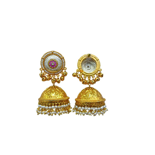 Kashmiri Jhumka 05663 - KRISHNA'S SWETA JEWELLERY