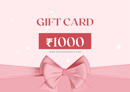Krishna's Sweta Gift card - KRISHNA'S SWETA JEWELLERY