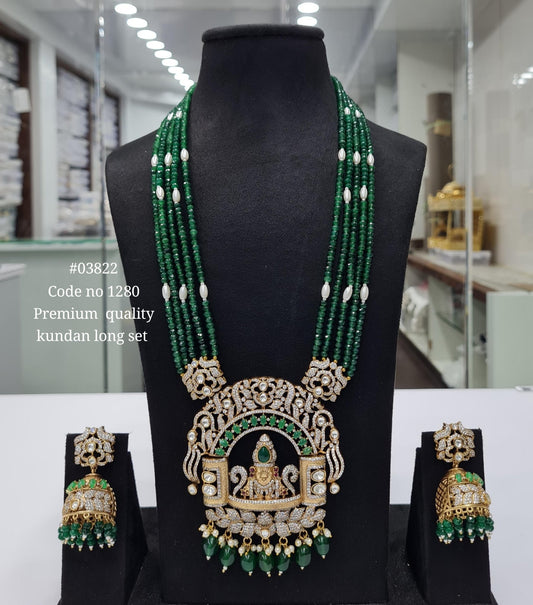 Kundan Balaji Pendant 03822 - KRISHNA'S SWETA JEWELLERY