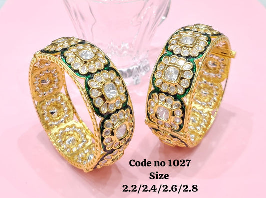 Kundan Bangles 00146 - KRISHNA'S SWETA JEWELLERY