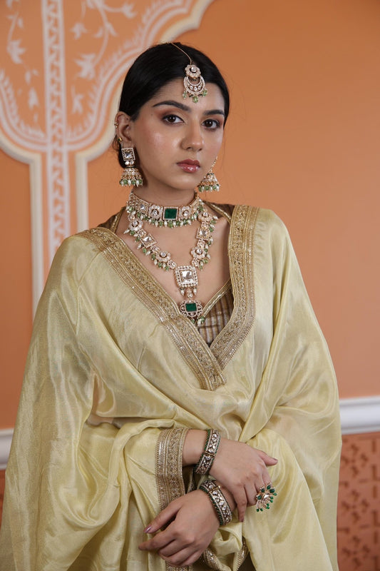 Kundan Bride Set 00622 - KRISHNA'S SWETA JEWELLERY