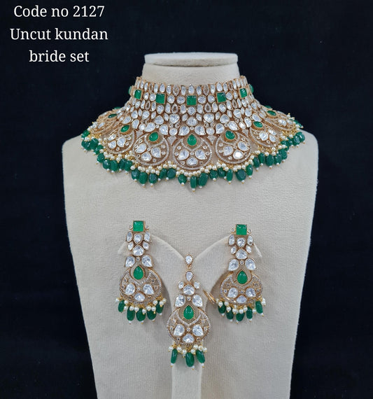 Kundan Bride Set 00792 - KRISHNA'S SWETA JEWELLERY