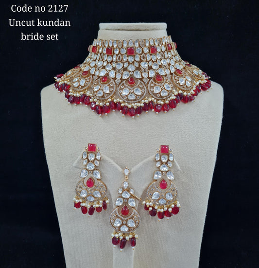 Kundan Bride Set 00792 - KRISHNA'S SWETA JEWELLERY