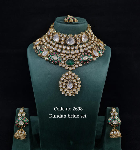 Kundan Bride Set 00991 - KRISHNA'S SWETA JEWELLERY