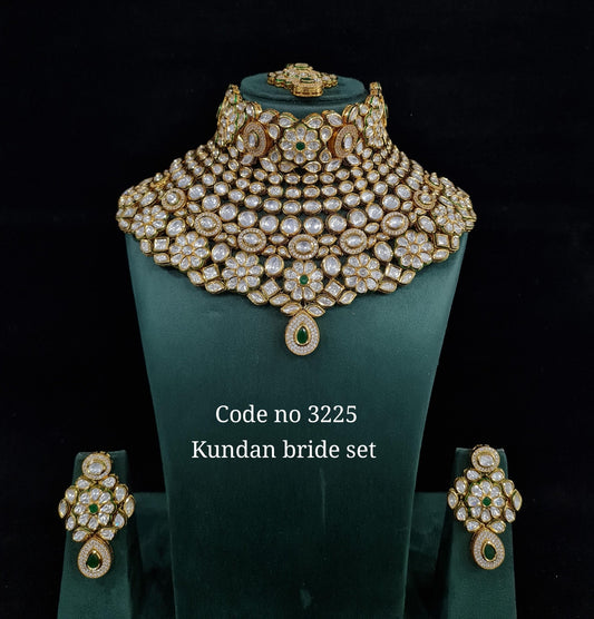 Kundan Bride set 01270 - KRISHNA'S SWETA JEWELLERY
