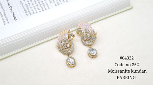 Kundan Earring 04322 - KRISHNA'S SWETA JEWELLERY