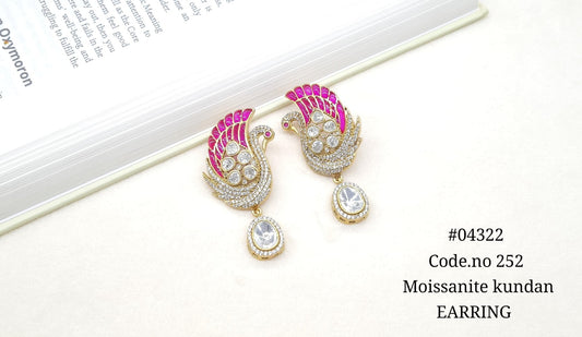 Kundan Earring 04322 - KRISHNA'S SWETA JEWELLERY