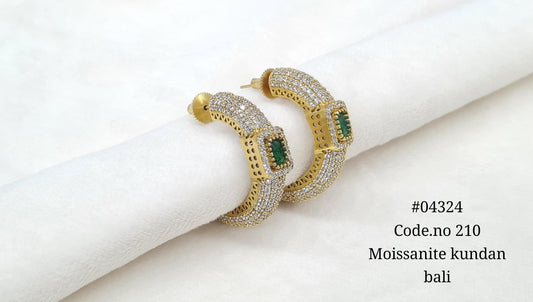 Kundan Earring 04324 - KRISHNA'S SWETA JEWELLERY