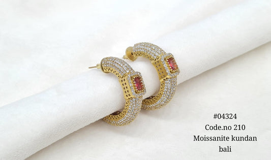 Kundan Earring 04324 - KRISHNA'S SWETA JEWELLERY