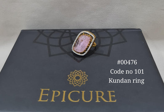 Kundan fingerring 00476 - KRISHNA'S SWETA JEWELLERY
