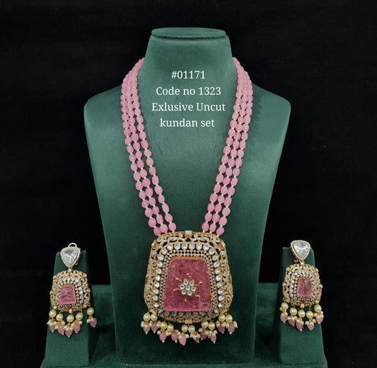 Kundan Long 01171 - KRISHNA'S SWETA JEWELLERY