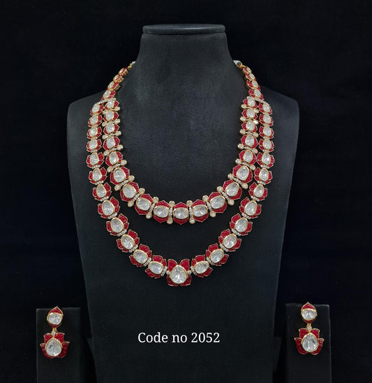 Kundan Long 01247 - KRISHNA'S SWETA JEWELLERY