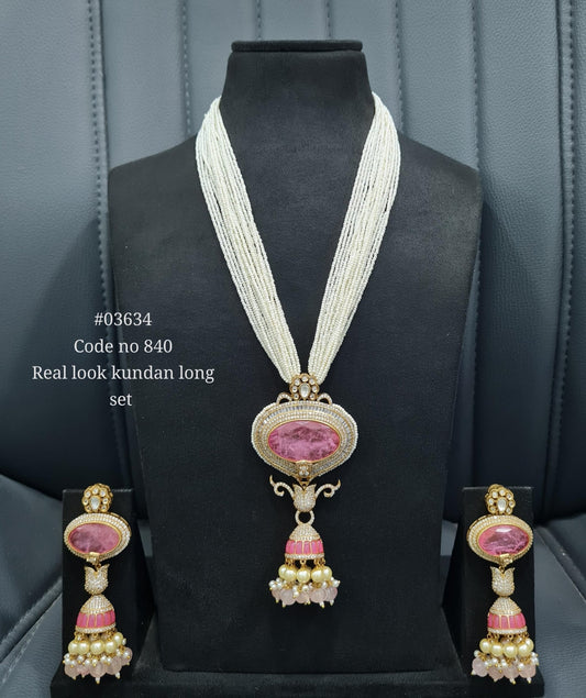 Kundan Mala 03634 - KRISHNA'S SWETA JEWELLERY