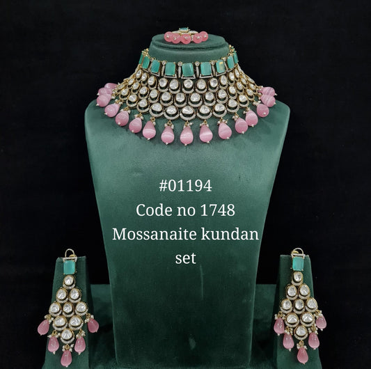 Kundan necklace 01194 - KRISHNA'S SWETA JEWELLERY