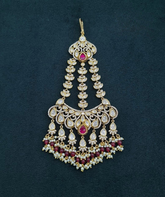 Kundan Passa 05889 - KRISHNA'S SWETA JEWELLERY