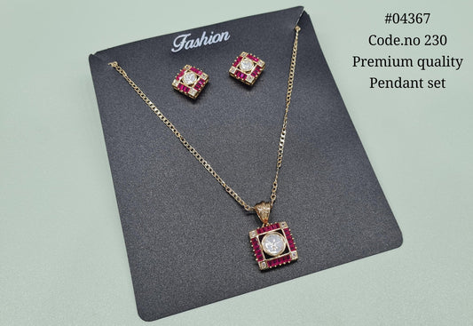 Kundan Pendant 04367 - KRISHNA'S SWETA JEWELLERY