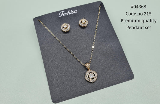 Kundan Pendant 04368 - KRISHNA'S SWETA JEWELLERY