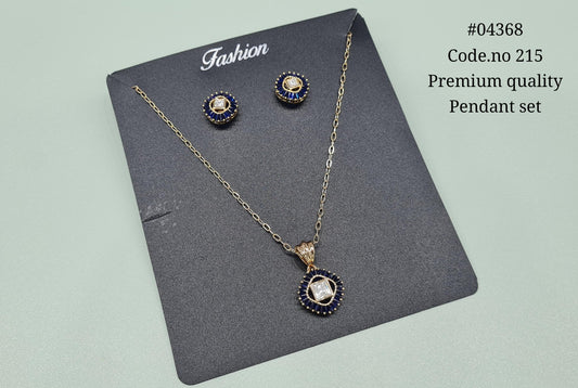 Kundan Pendant 04368 - KRISHNA'S SWETA JEWELLERY