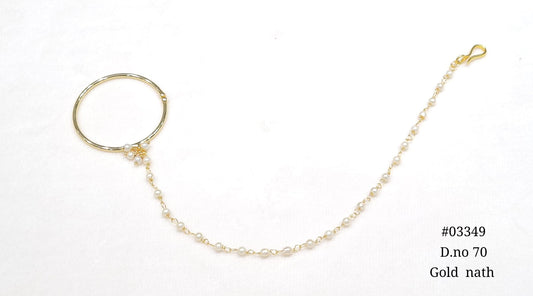 Plain Nath 03349 - KRISHNA'S SWETA JEWELLERY