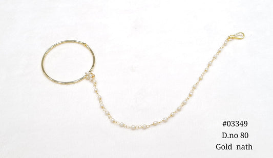 Plain Nath 03349 - KRISHNA'S SWETA JEWELLERY