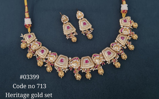 PP necklace 03399 - KRISHNA'S SWETA JEWELLERY