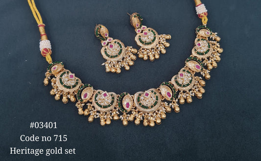PP necklace 03401 - KRISHNA'S SWETA JEWELLERY