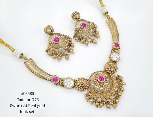 Pp Necklace 05585 - KRISHNA'S SWETA JEWELLERY