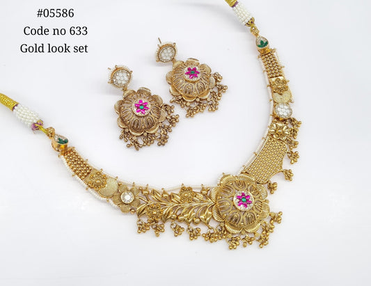 Pp Necklace 05586 - KRISHNA'S SWETA JEWELLERY