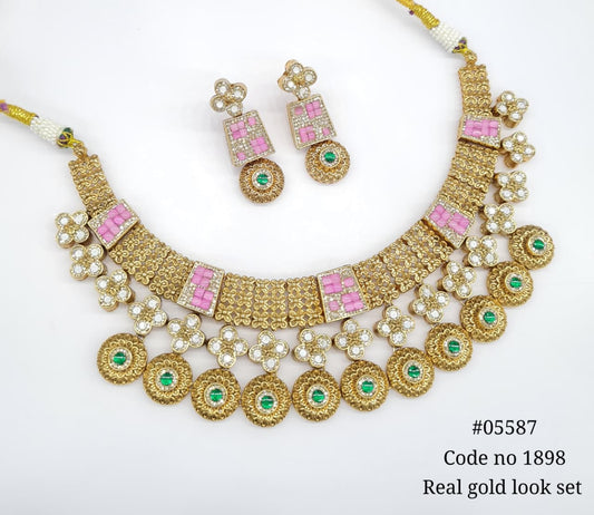 Pp Necklace 05587 - KRISHNA'S SWETA JEWELLERY