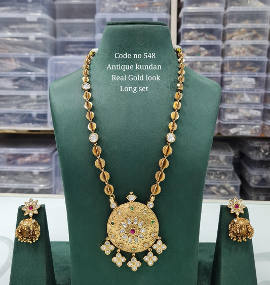 Rajwadi Long 03733 - KRISHNA'S SWETA JEWELLERY