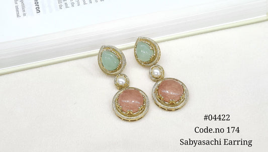 Sabyasachi Earrings 04422 - KRISHNA'S SWETA JEWELLERY