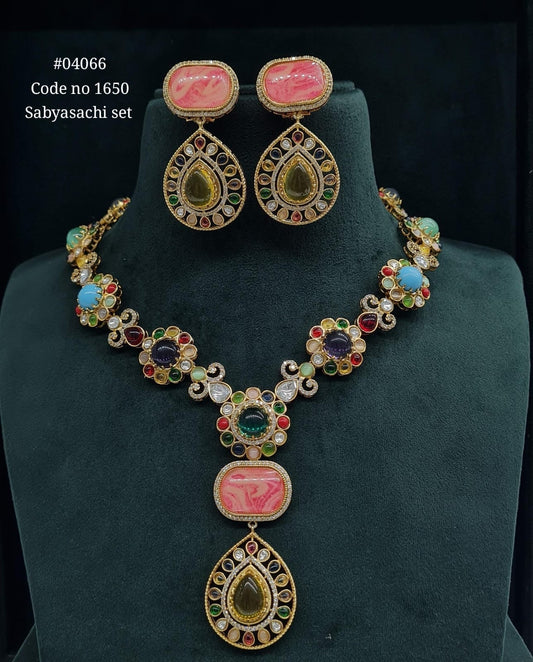 Sabyasachi Long 04066 - KRISHNA'S SWETA JEWELLERY