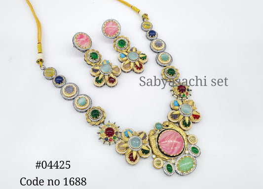 Sabyasachi Necklace 04425 - KRISHNA'S SWETA JEWELLERY