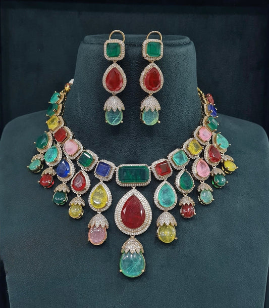 Sabyasachi Necklace 05505 - KRISHNA'S SWETA JEWELLERY