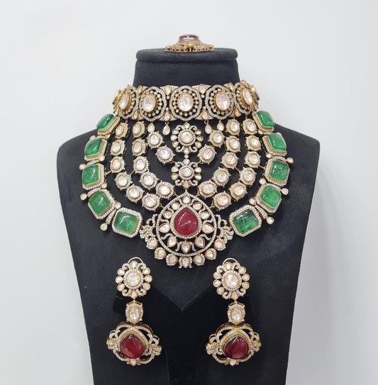 Statement Bride Set 06710 - KRISHNA'S SWETA JEWELLERY