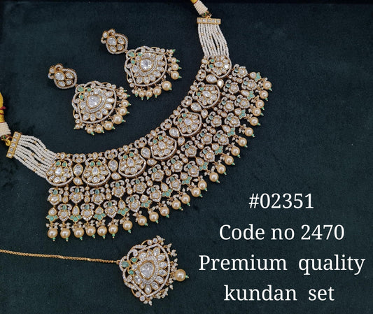 Victorian Bride Set 02351 - KRISHNA'S SWETA JEWELLERY