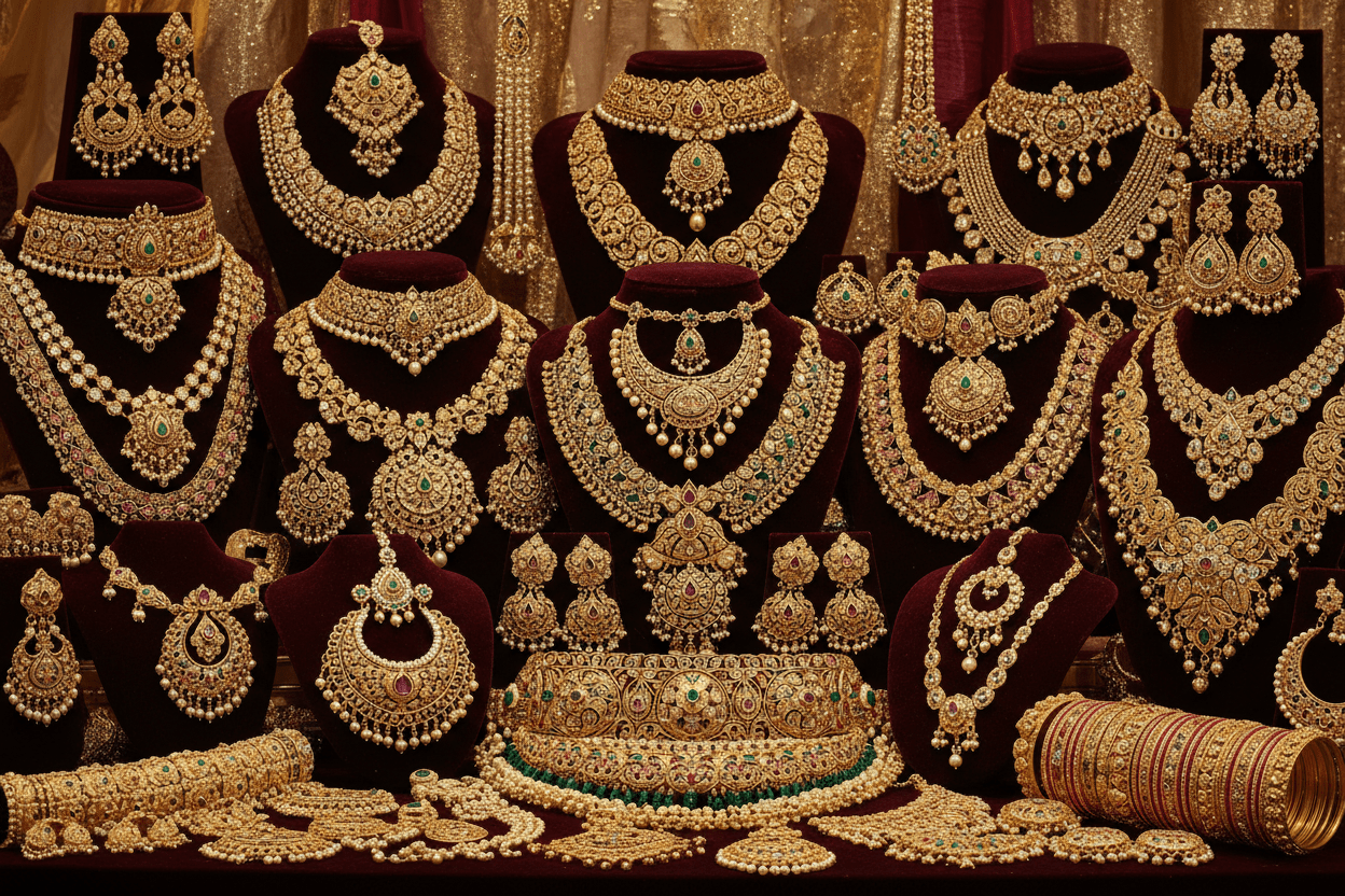 More is more: the return of Indian maximalism this wedding season. - KRISHNA'S SWETA JEWELLERY