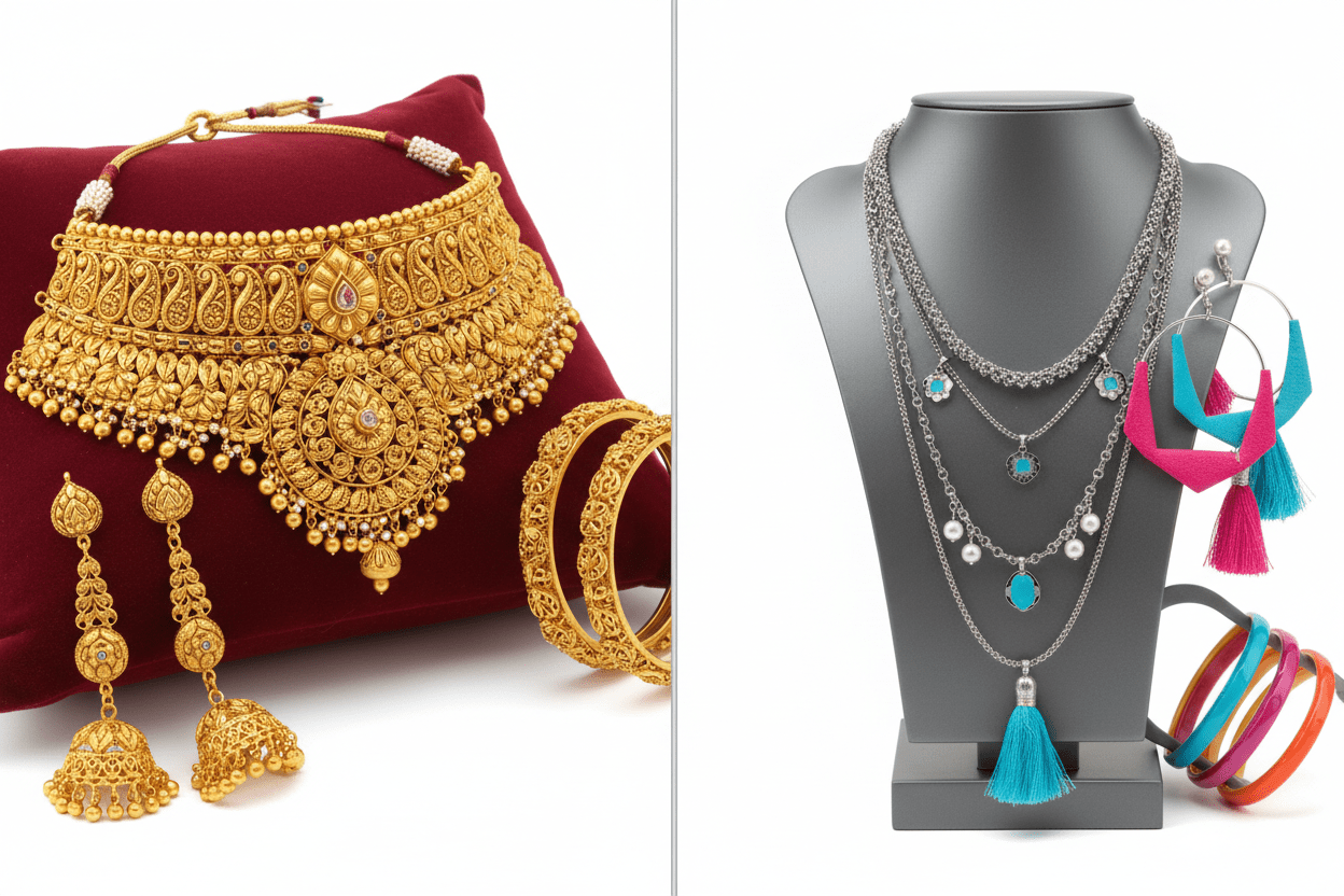 Why Smart Indian Women Are Saying No To Gold Jewellery in 2026 (And Looking Better For It) - KRISHNA'S SWETA JEWELLERY