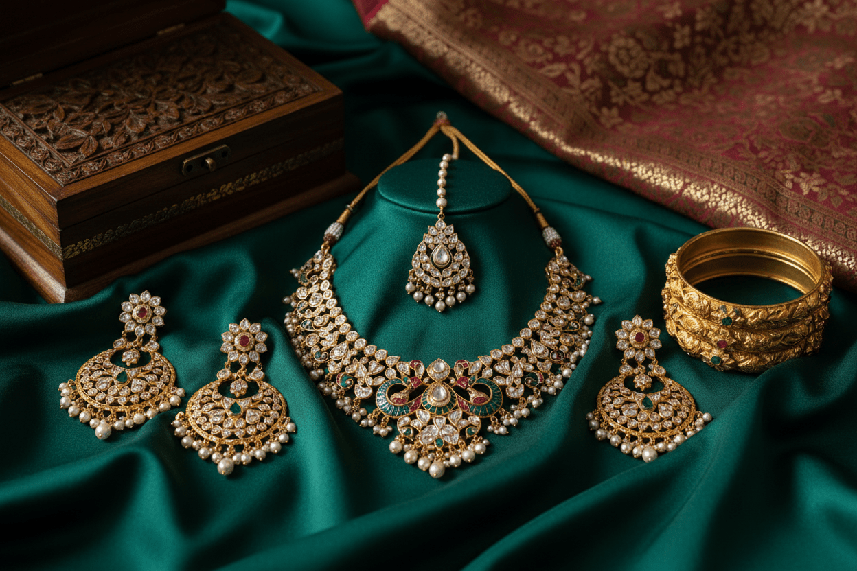 You Left India. The Jewellery Doesn't Have To. - KRISHNA'S SWETA JEWELLERY