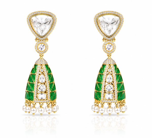 Kundan earrings 00127
