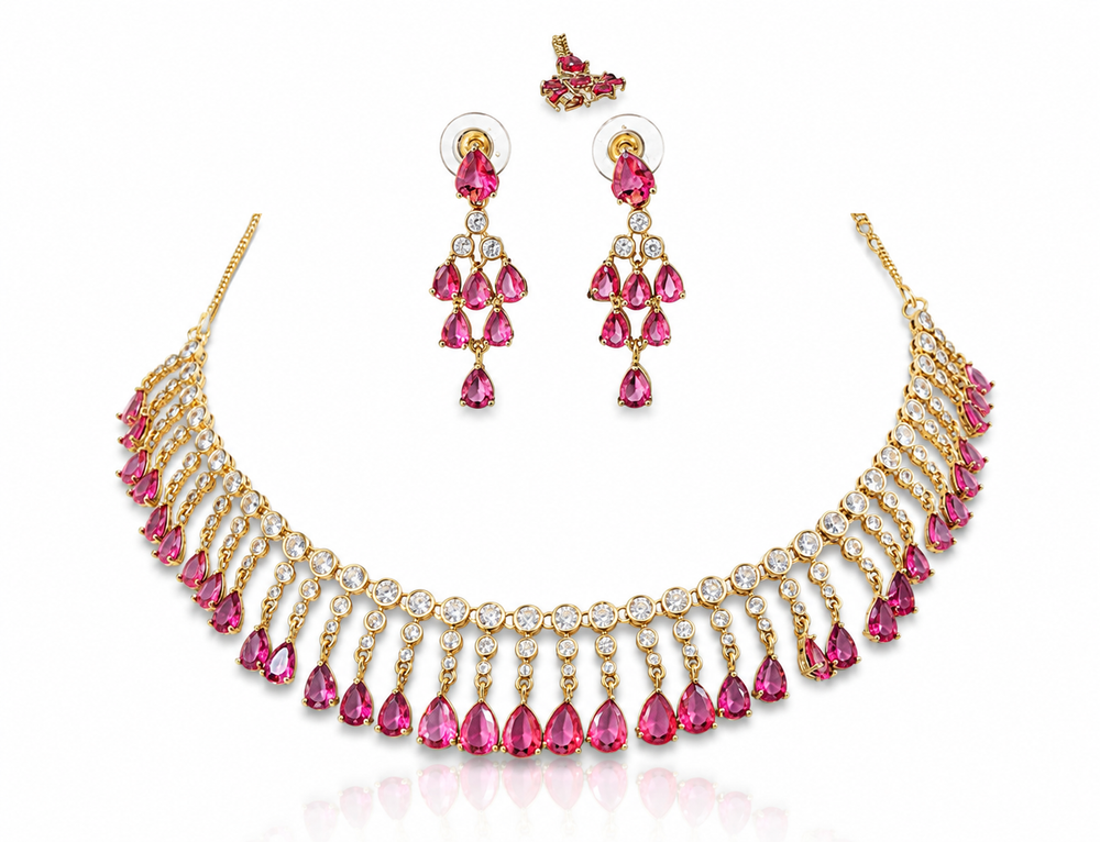 Cz Necklace 10258