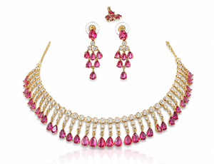 Cz Necklace 10258